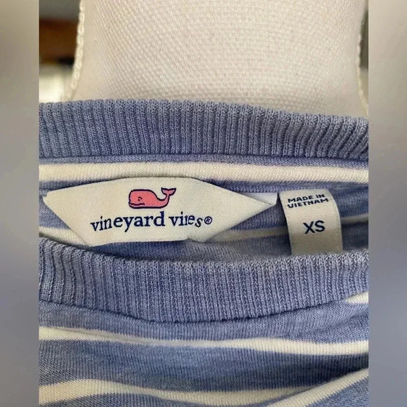 Vineyard Vines Dreamcloth Striped Modern Sweatshirt Size XS - Picture 4 of 6